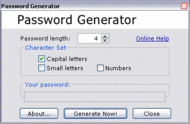 Password Generator 2.0 screenshot